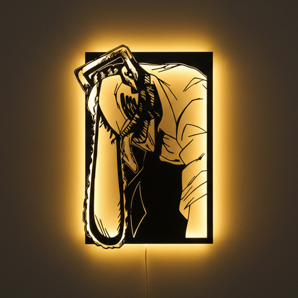 Denji - Chainsaw Man  »»   Sda Bhar Metal Frame With Light