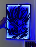 Goku Blue - Anime Character  »»   Sda Bhar Metal Frame With Light