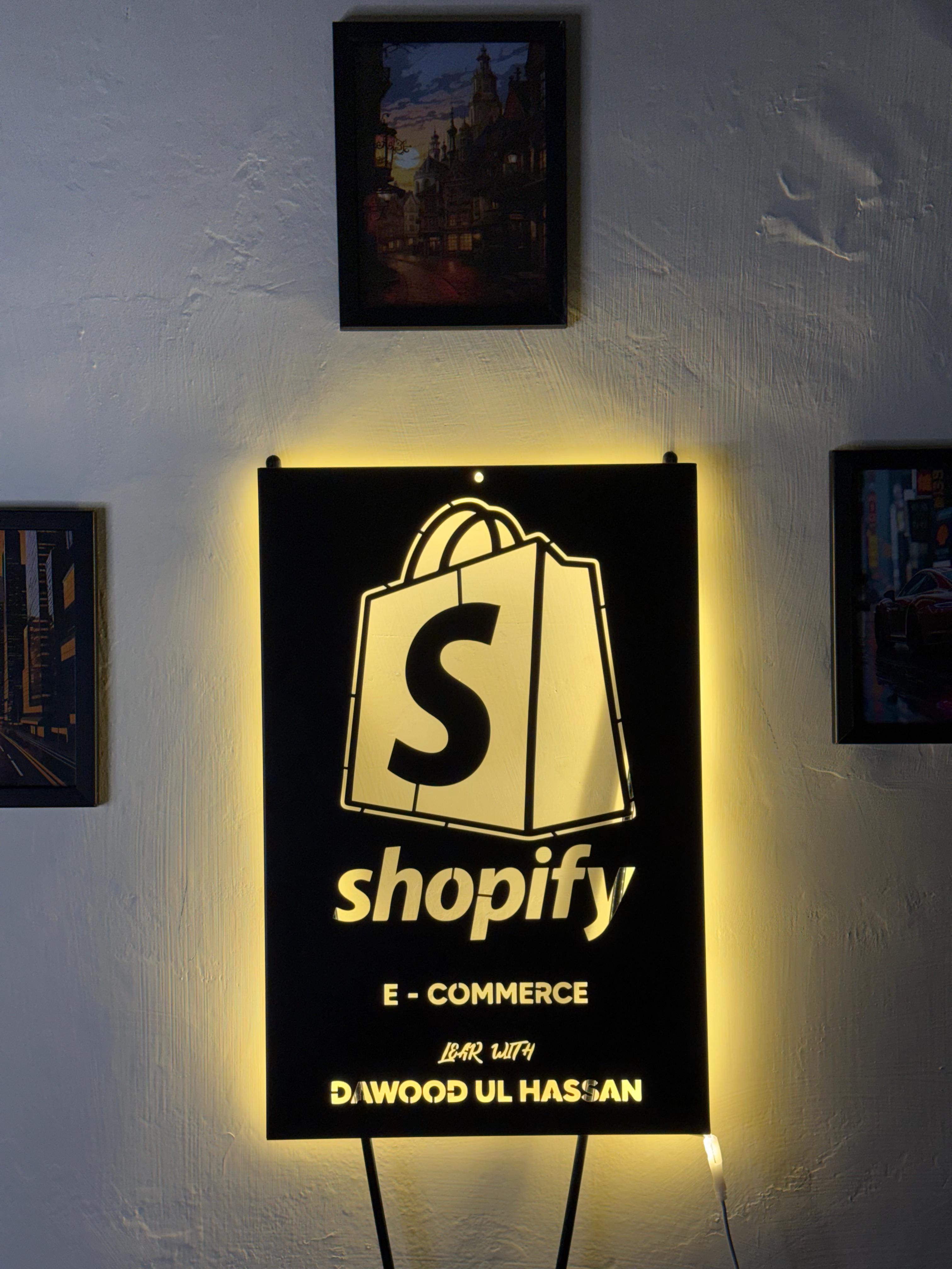 Customised Wall neon Logo Metal Frame