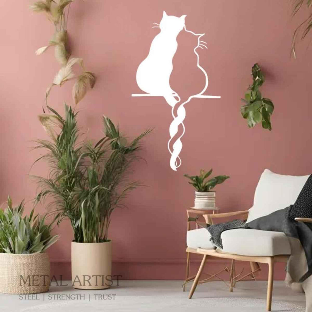 Cats In Love Wall Decor
