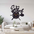 Chef Kitchen Metal Wall Clock