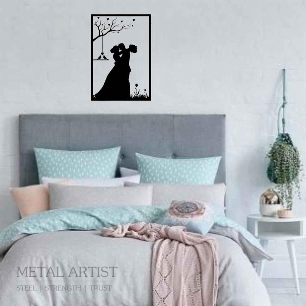 Couple Metal Wall Art | Wall Decor