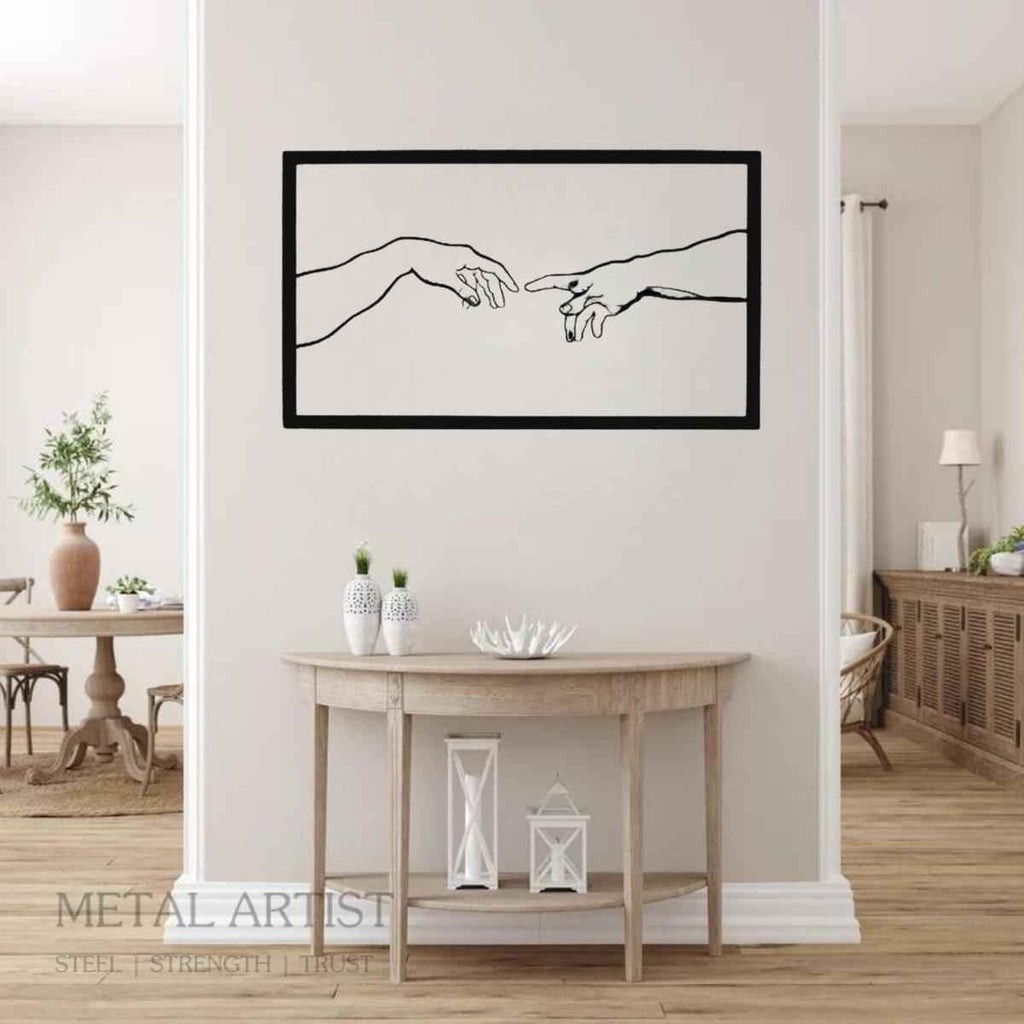 Creation Hand Metal Wall Art | Metal Wall Decor