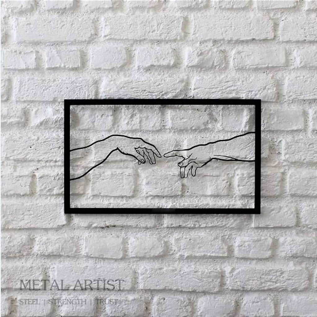 Creation Hand Metal Wall Art | Metal Wall Decor