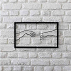 Creation Hand Metal Wall Art | Metal Wall Decor