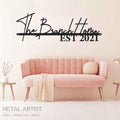 Custom Text Metal Sign | Personalized Word Art for Walls