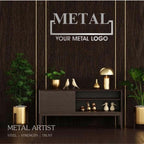 Customizable Logos for Walls  | Custom Text Metal Sign