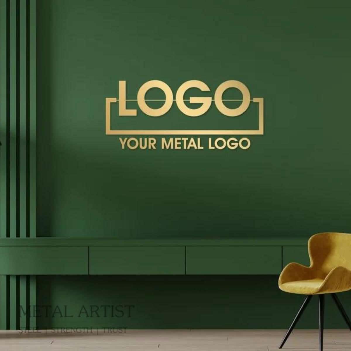 Customizable Logos for Walls  | Custom Text Metal Sign