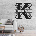 Customizable Metal Name Sign | Personalized Word Art for Walls
