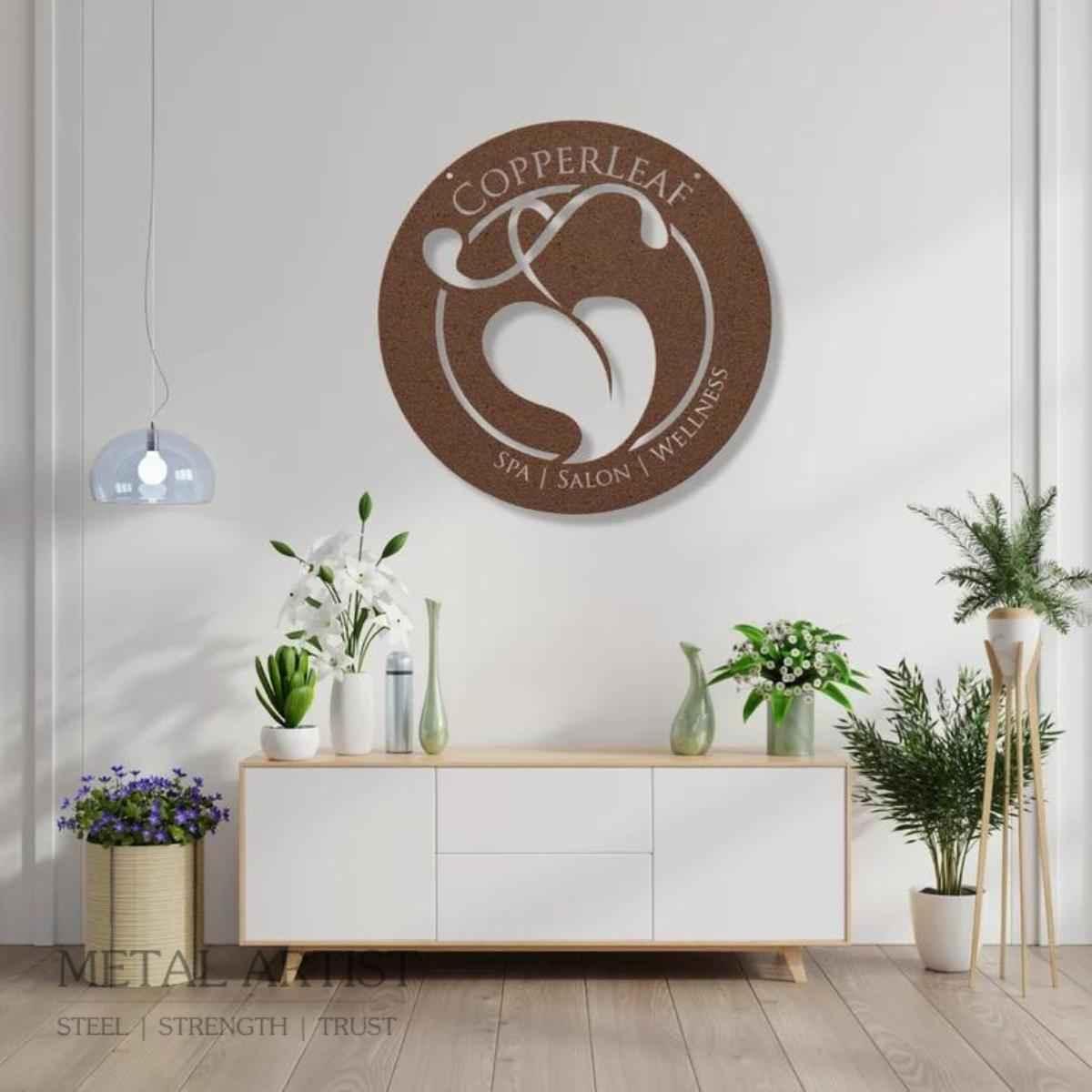 Customized Business Metal Logo | Personalized Logos for Walls