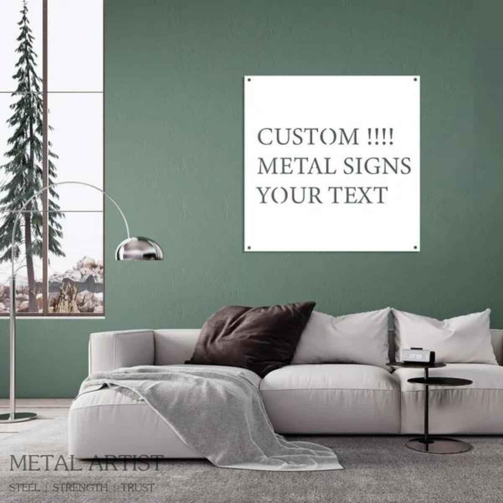 Customized Business Metal Logo | Personalized Logos for Walls