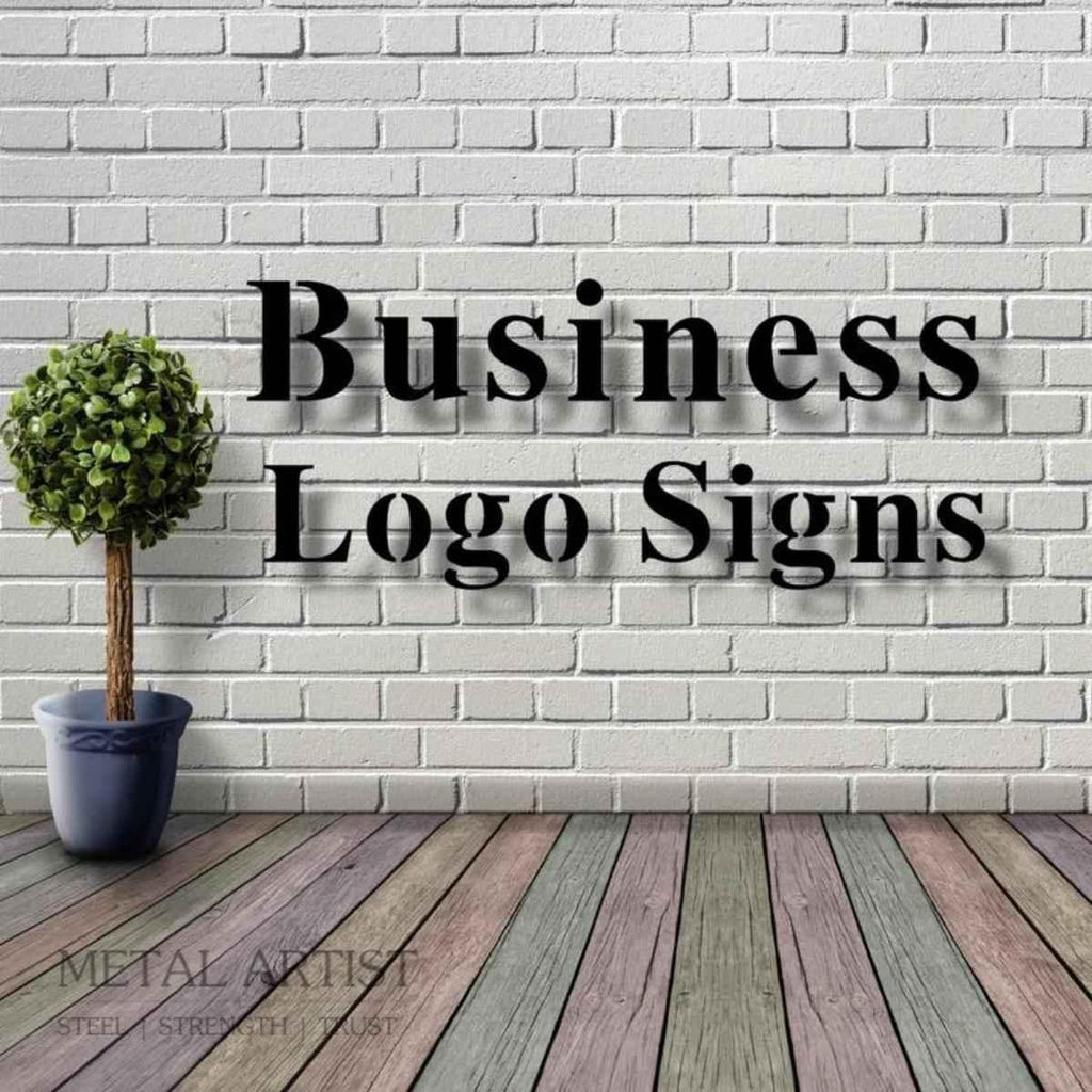 Customized Business Metal Logo | Personalized Logos for Walls