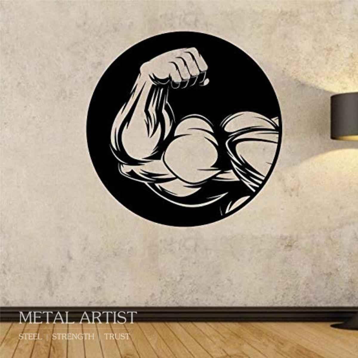 Customized Gym Metal Logo | Personalized Logos for Walls