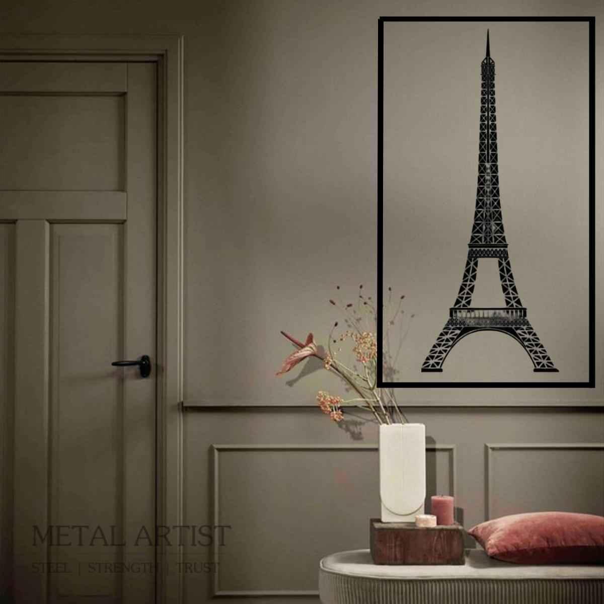 Eiffel Tower Metal Wall Decor