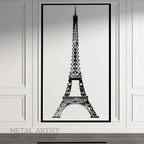 Eiffel Tower Metal Wall Decor