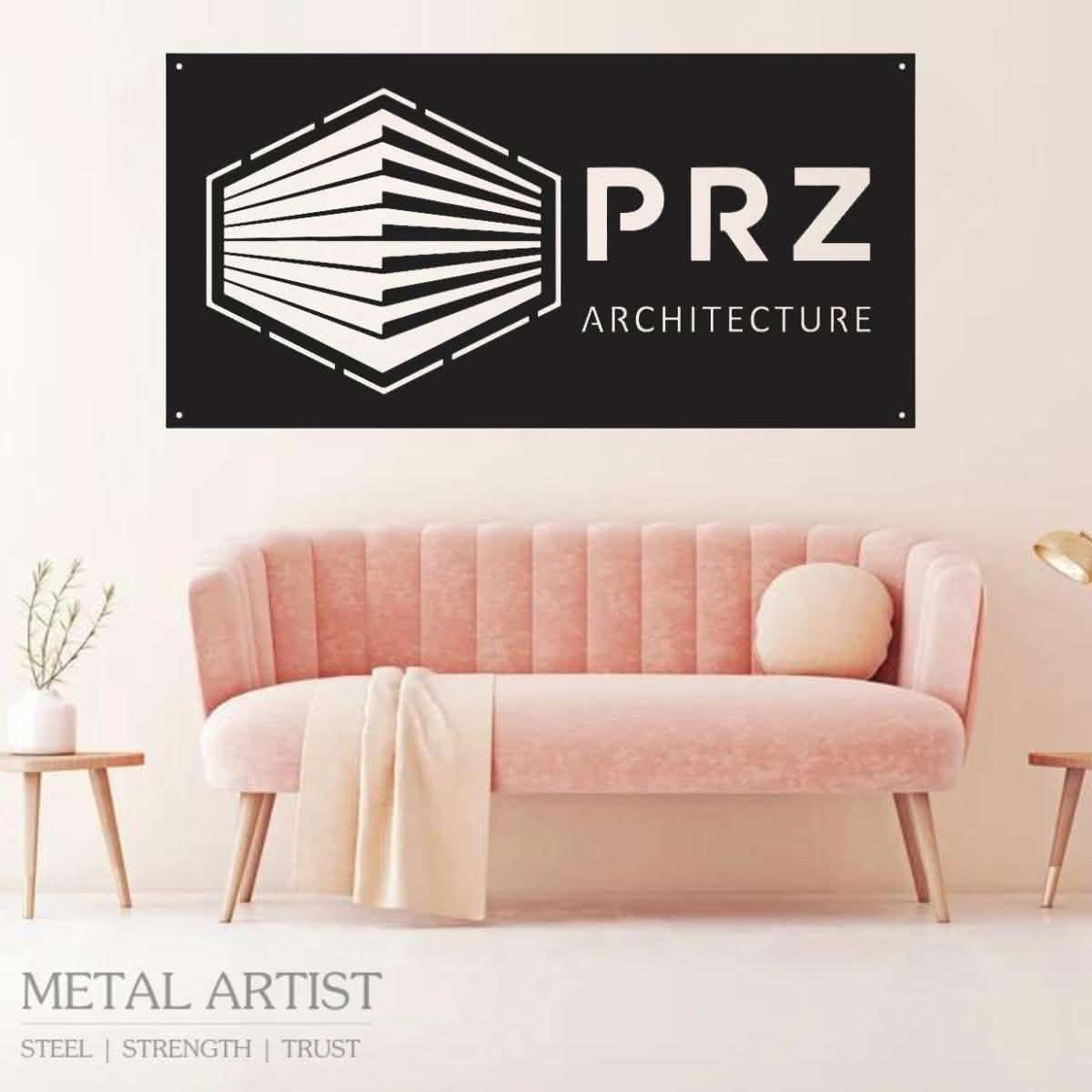 Personalized Logos for Walls | Custom Text Metal Sign