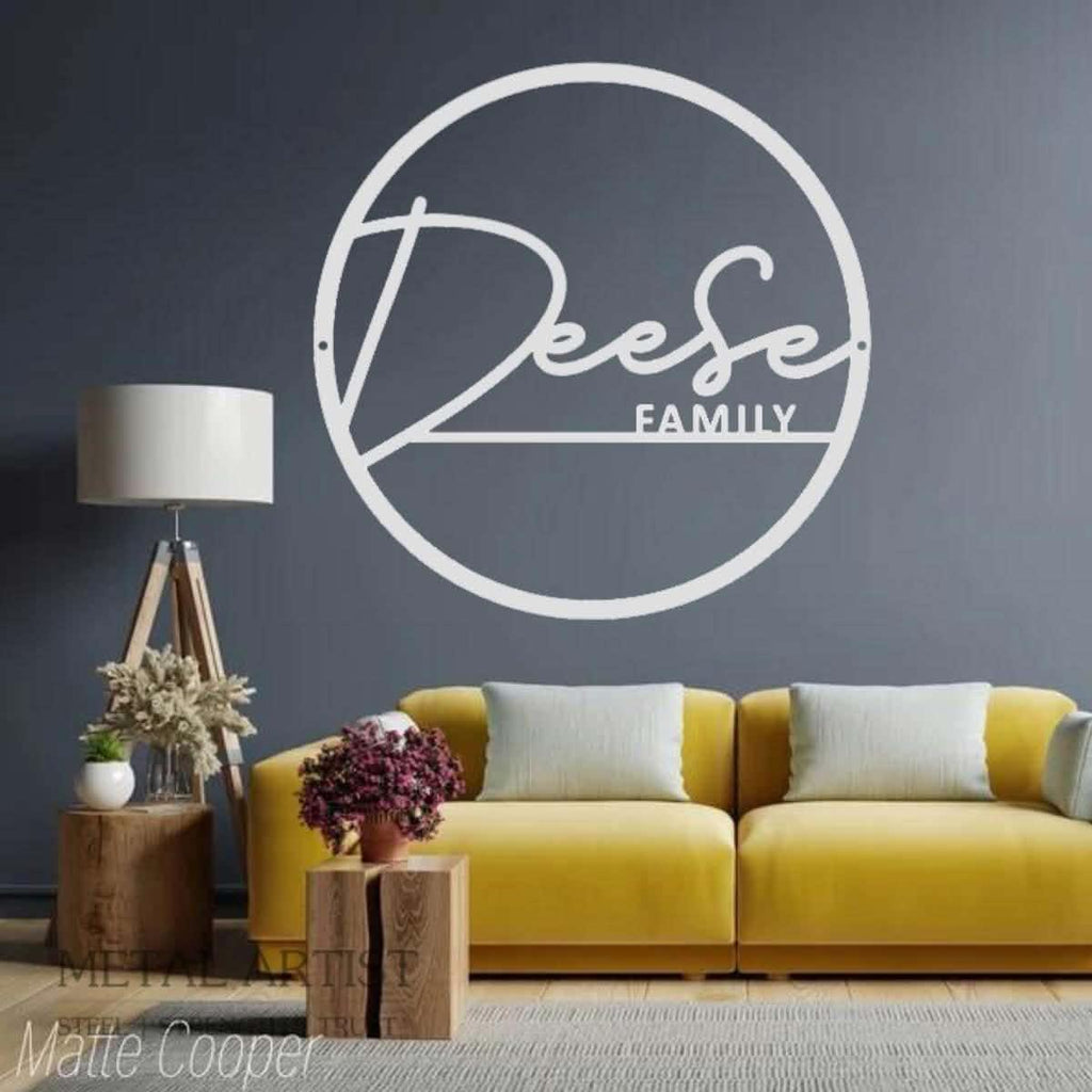 Personalized Logos for Walls | Custom Text Metal Sign