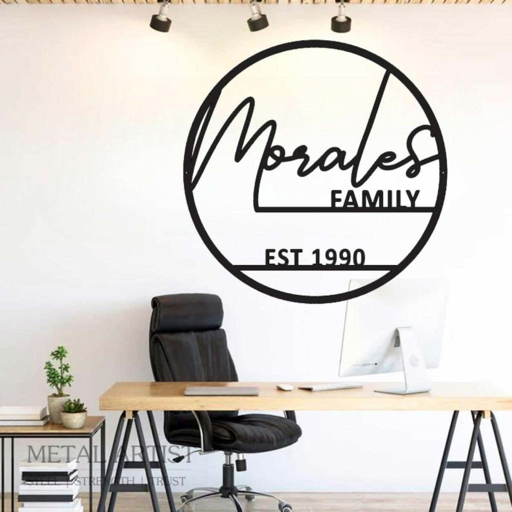 Personalized Logos for Walls | Custom Text Metal Sign