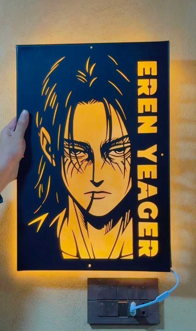 Eren Yeager  »»   Sda Bhar Metal Frame With Light